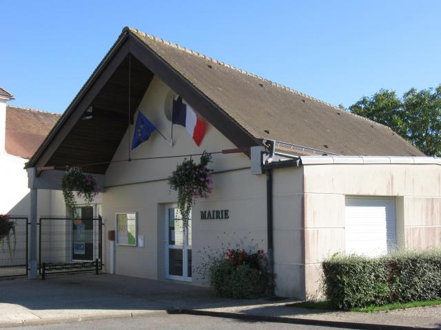 Mairie de Bougligny . (Seine-et-Marne, région Île-de-France).