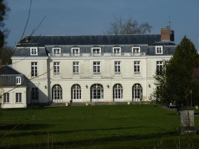 Le château de Condé-Sainte-Libiaire. (Seine-et-Marne, région Île-de-France).