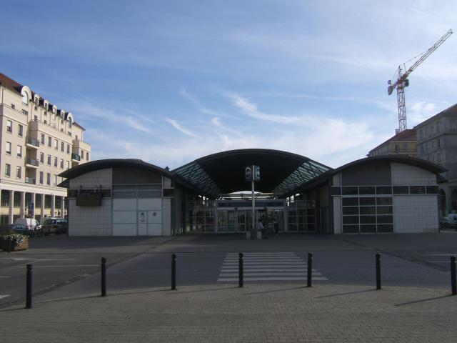Gare RER de Bussy-Saint-Georges (Seine-et-Marne, France)