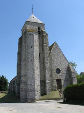 Église Saint-Jacques de Montigny-le-Guesdier. (département de la Seine-et-Marne, région Île-de-France).