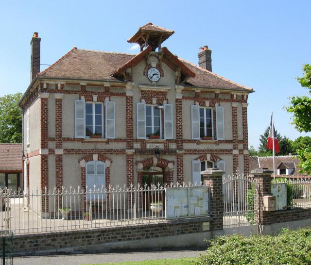 Mairie de Montigny-le-Guesdier. (département de la Seine-et-Marne, région Île-de-France).