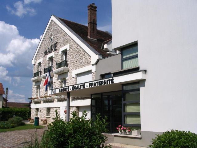 La mairie de Samoreau, Seine-et-Marne, France.