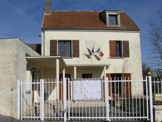 Mairie de Douy-la-Ramée. (Seine et Marne, région Île-de-France).