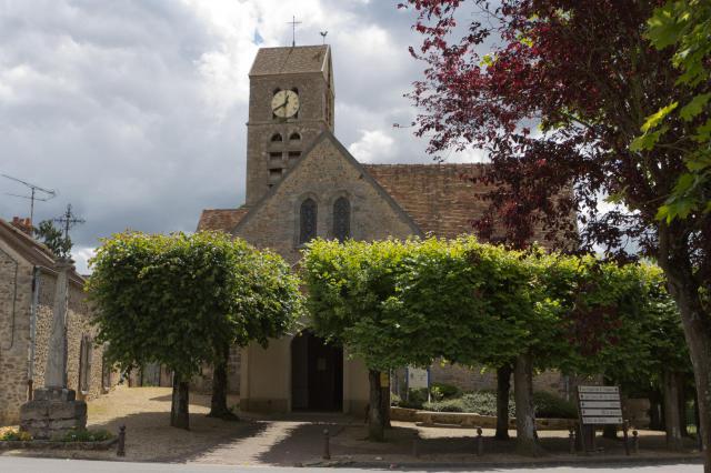 Église Saint-Ferréol de Saint-Fargeau, Saint-Fargeau-Ponthierry, Seine-et-Marne, France