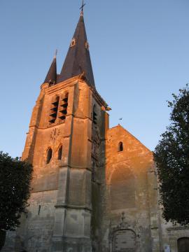 Église Saint-Martin de Mitry-Mory. (département de la Seine-et-Marne, région Île-de-France).