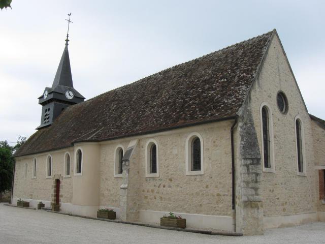 Église Saint-Martin de Luisetaines. (Seine-et-Marne, région Île-de-France).