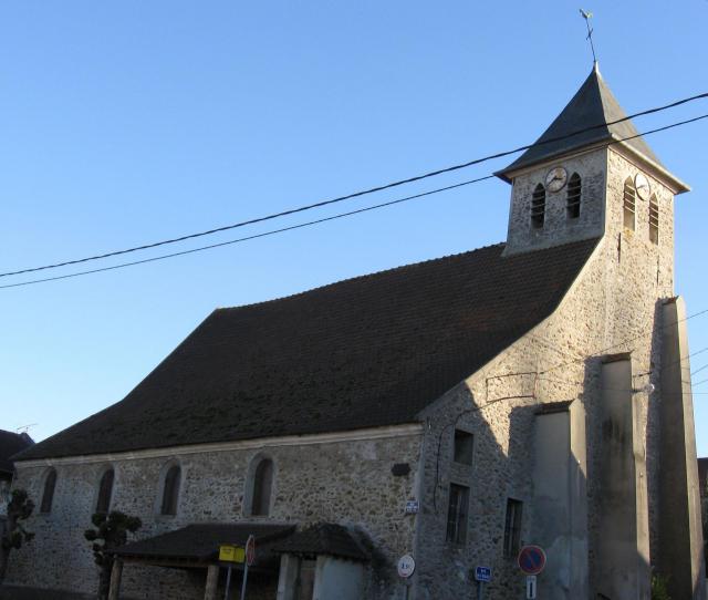Église Saint-Éloi de Fublaines. (Seine-et-Marne, région Île-de-France).