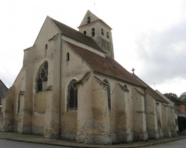 Église de l'Assomption-de-la-Vierge de Vinantes. (Seine-et-Marne, région Île-de-France).