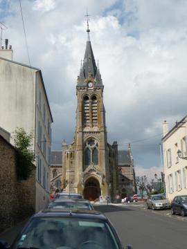 Photo de l'Église St-Lubin de Rambouillet, rue de la République