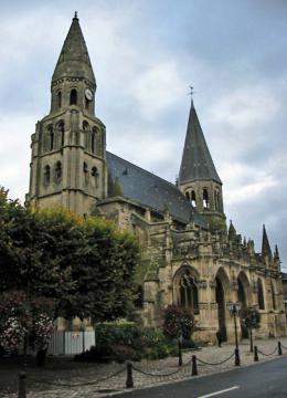 Collégiale Notre-dame de Poissy (Yvelines) Photo JH Mora, septembre 2005