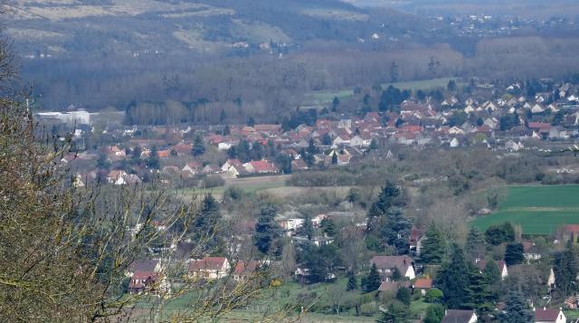 Village de Limetz-Villez. (Yvelines, région Île-de-France).