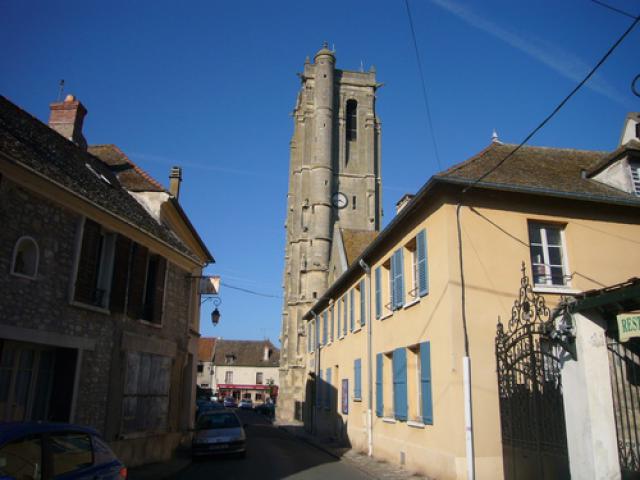 clocher de l'église de Maule (Yvelines)