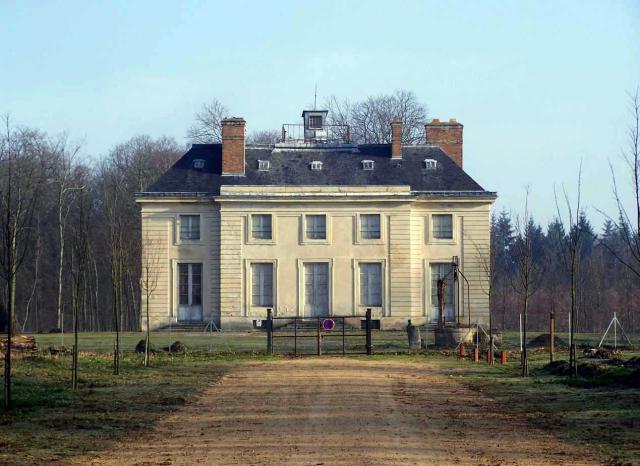 Pavillon de la Muette dans la forêt de Saint-Germain-en-Laye (Yvelines, France)