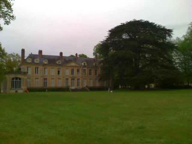 Château de Coubertin façade ouest, St Remy les Chevreuse (78)