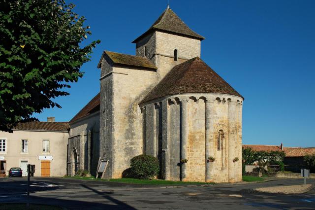 eastern aspect of village church