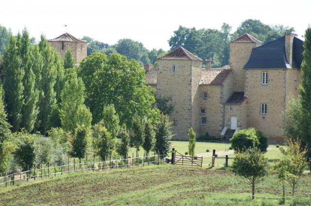 vue du château coté parc