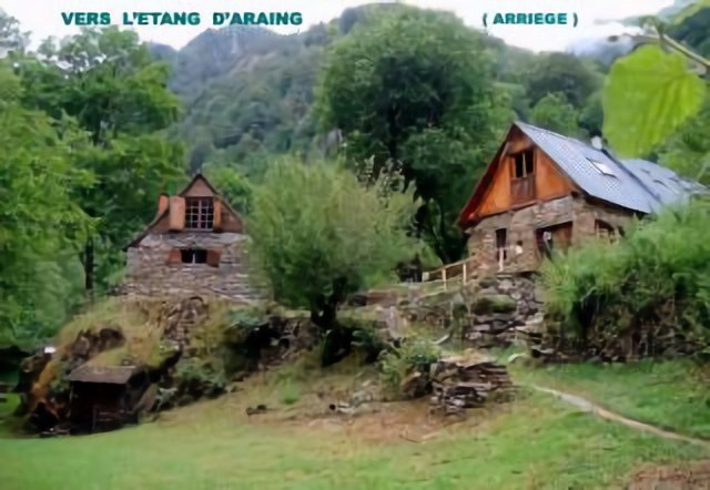 chalets vers l'étang d'araing