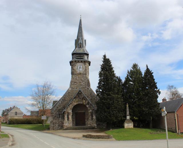La place de l'église.