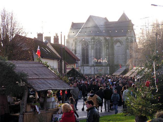 marché de Noel à Estrées les crécy
