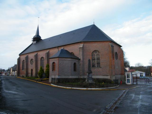 Église Saint-Martin de Vaudricourt (Somme).