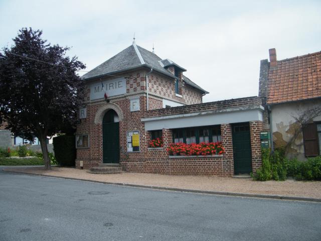 Eaucourt, Somme, mairie.