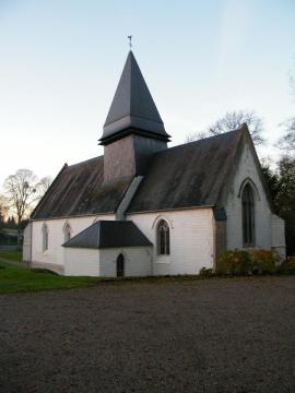 Église Saint-Germain de la commune d'Argoules, Somme, France.