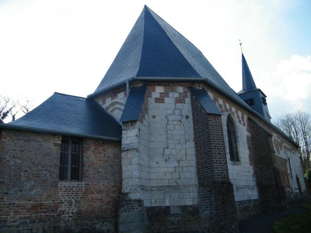 Le chevet de l'église