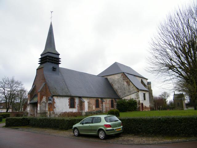 L'église d'Aigneville.
