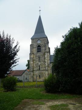 Saint-Pierre, vue du clocher.