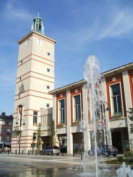 Abbeville (Somme, France) L'Hôtel-de-ville.