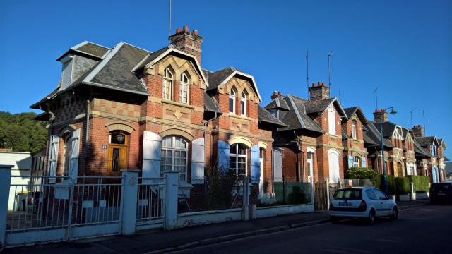 Conty : Le quartier anglais, rue des écoles