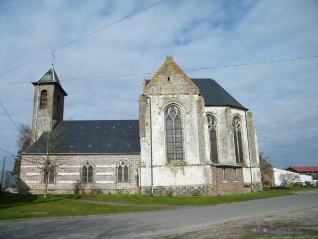 L'église d'Estrées-lès-Crécy (Somme).