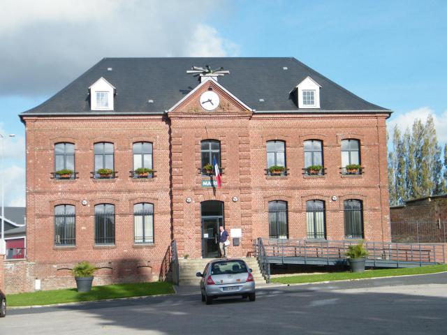 Woincourt, Somme, Fr, mairie.