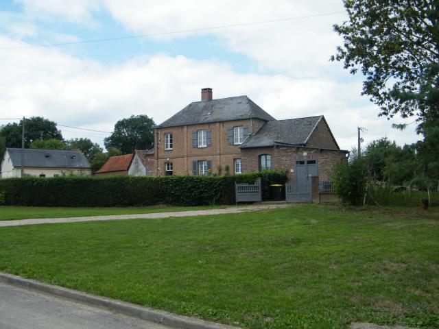 Cannessières, Somme, Fr, mairie-école