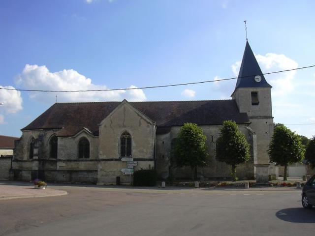 L'église Saint-Sylvestre de Lignol-le-Château (Aube, Champagne-Ardenne, France).