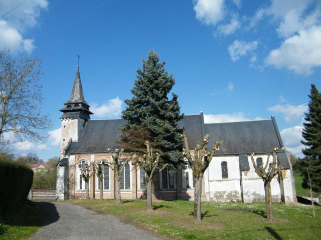 L'église, côté sud.