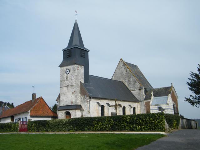 L'église dans son cadre.