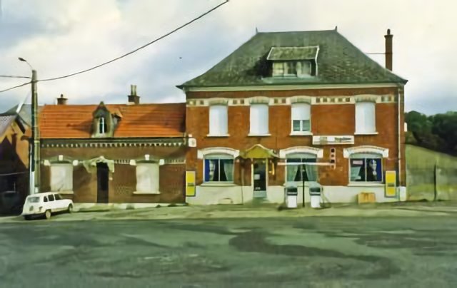 The main cafe and tabac at Longueval, Somme, France