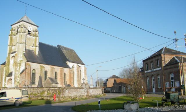 La place de Villers-sur-Authie