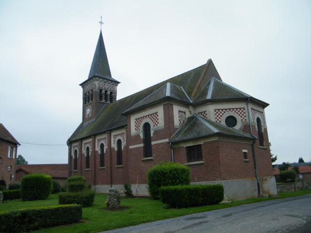 Église Saint-Vaast de Misery (Somme).