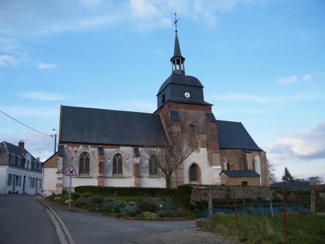 L'église, côté sud.