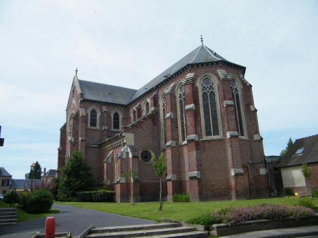 Fressenneville, Somme Fr, église (4)