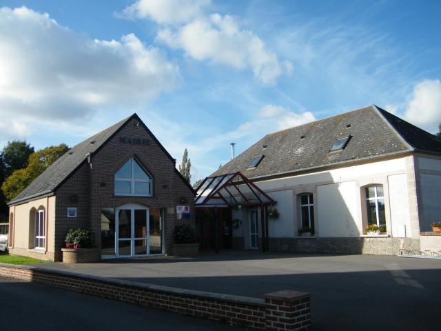 Valines, Somme, Fr, mairie.