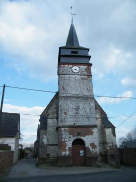 Le clocher de l'église.