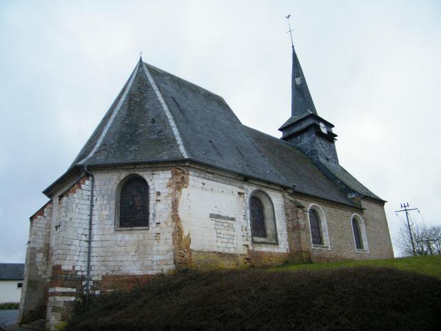Dromesnil, Somme, Fr, église (13)