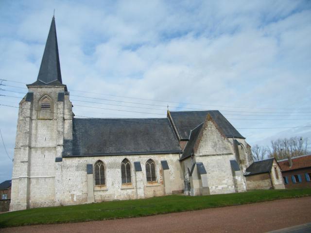 L'église Saint-Fursy de Gueschart (Somme), Fr.
