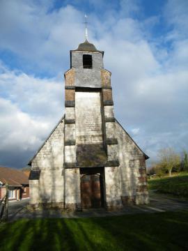 COULONVILLERS - le clocher de l'église.