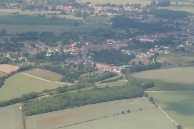 Vignacourt vu d'avion