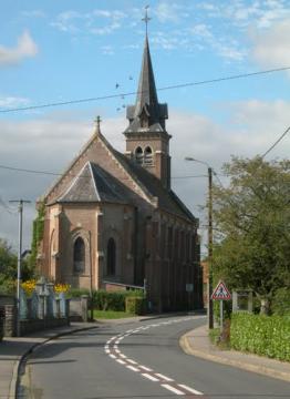 Eglise St Quentin, Halloy les Pernois