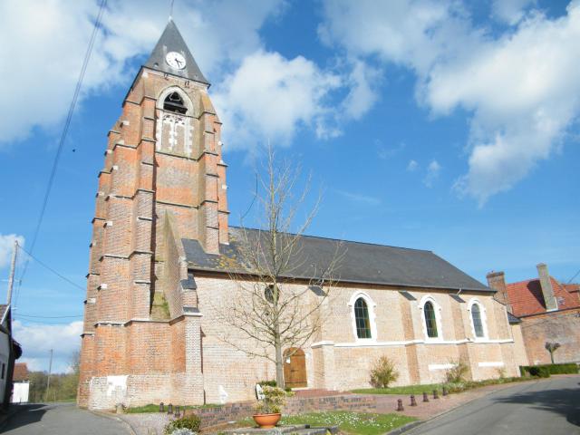 L'église, côté sud.